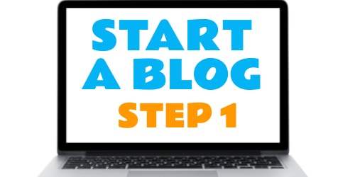 start a blog step 1