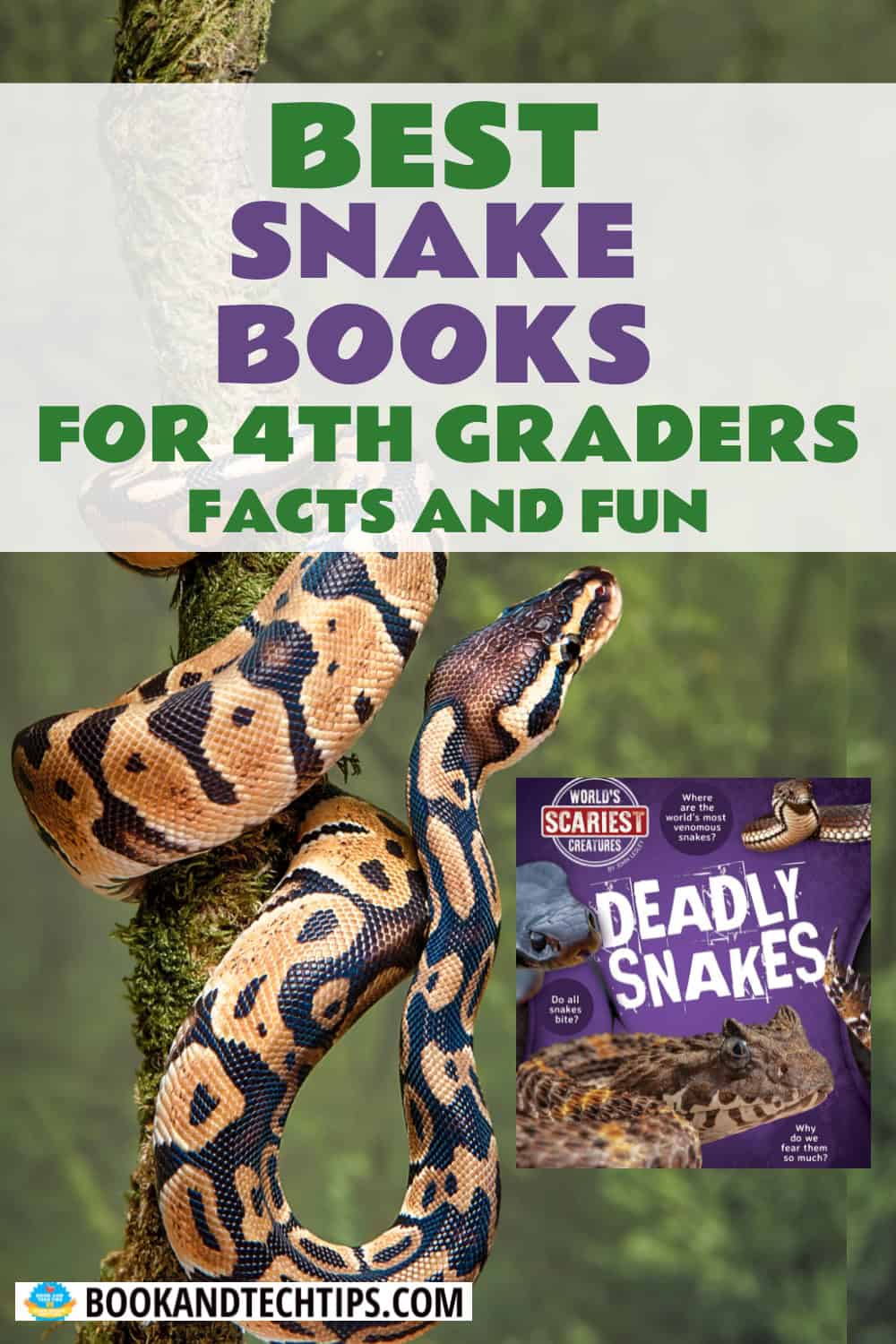Books About Snakes for 4th grade