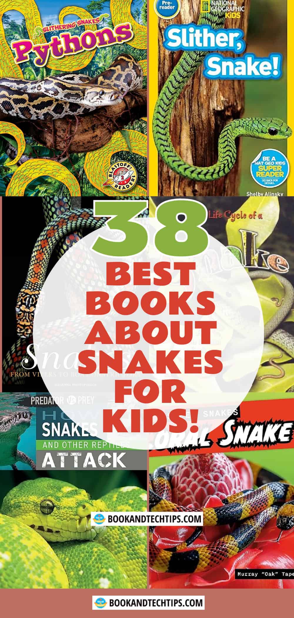 Books About Snakes collage